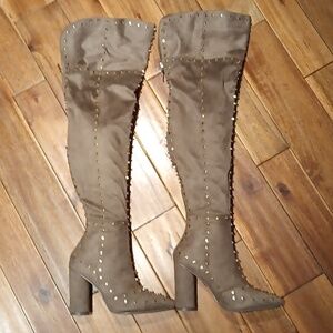 VENUS Over The Knee Studded Boots